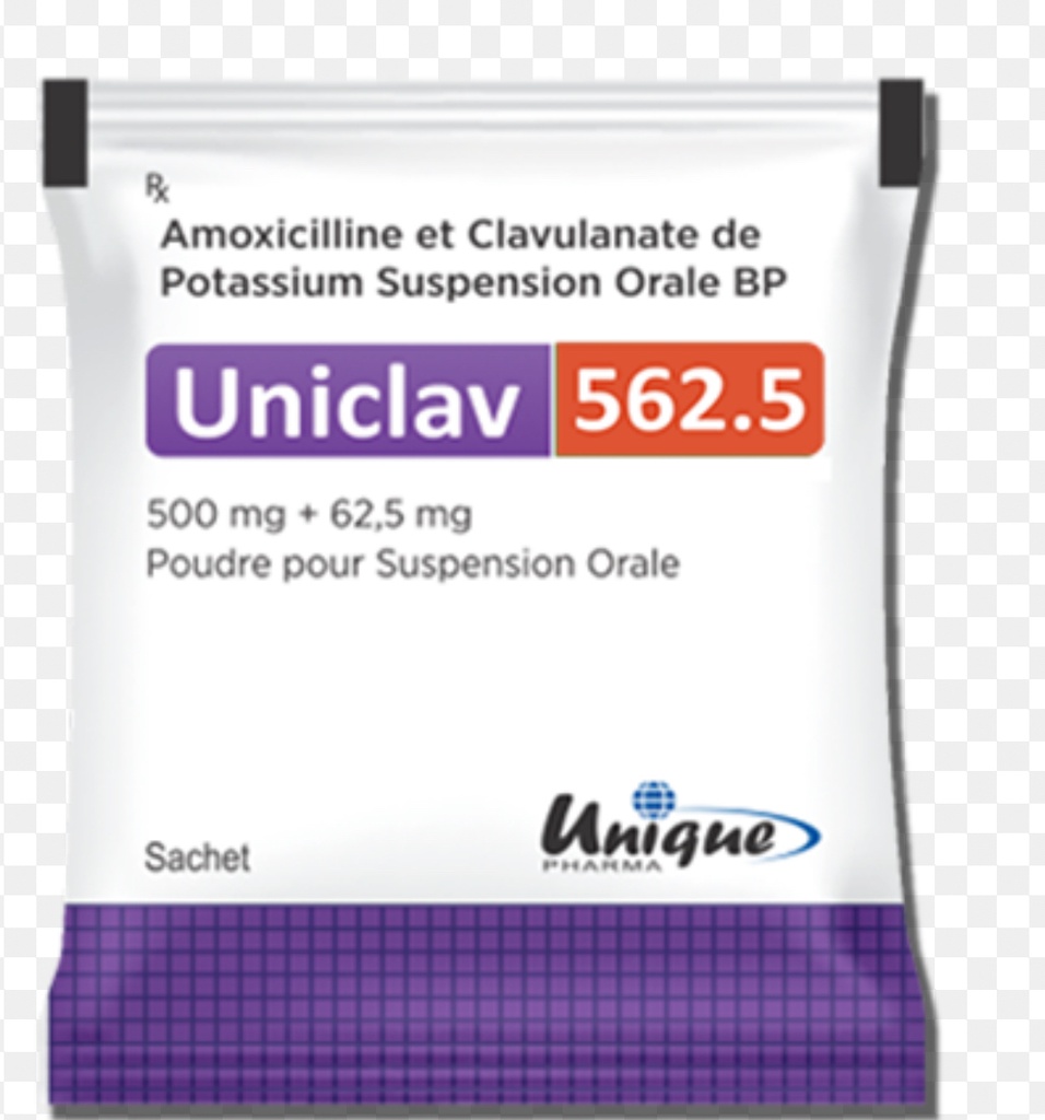 UNICLAV 562,5 SACHET