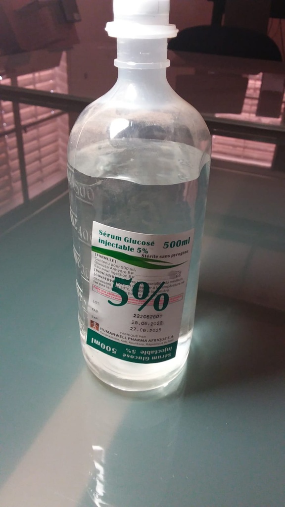 SERUM GLUCOSE 5% 500ML 