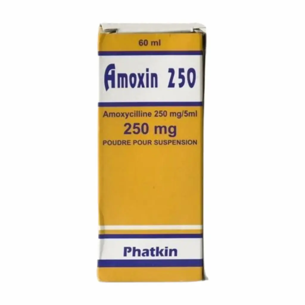 Amoxycilline suspension 250 mg 