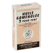 Huile gomenolee