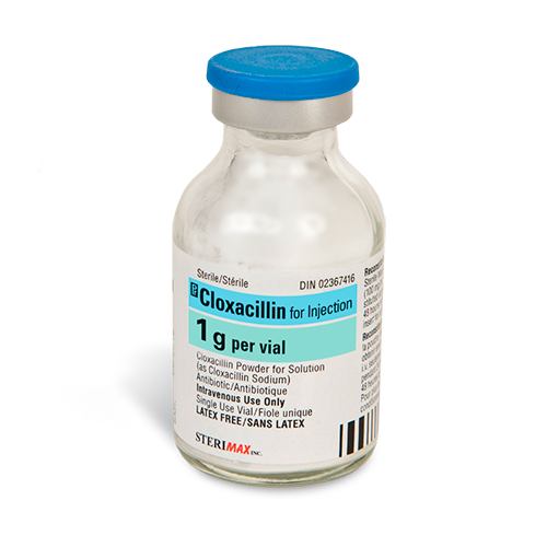 Chloxacilline inj 1gr 