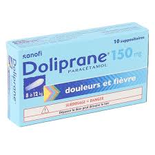 Doliprane suppo 150 
