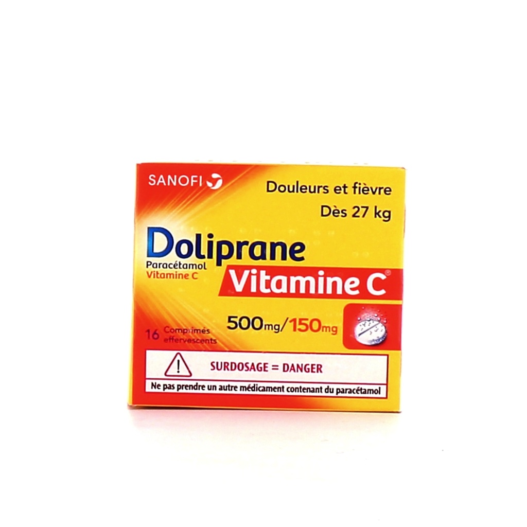 Doliprane  500 mg -vit C EFF