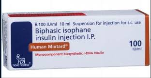 Insuline Mixtard 100 unite