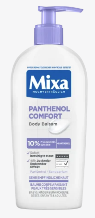 Mixa Lotion pour le corps Panthénol Comfort, 250 ml