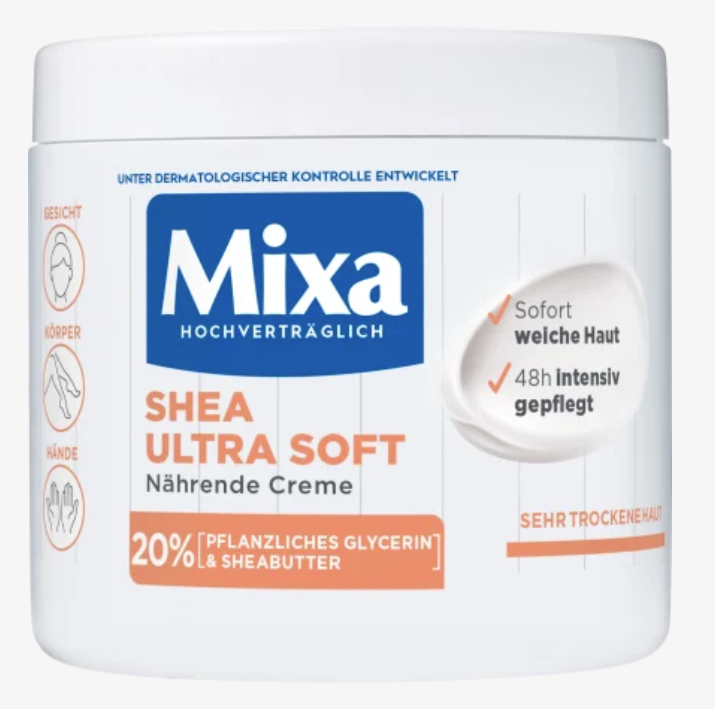 Mixa Crème de soin ultra douce au karité, 400 ml