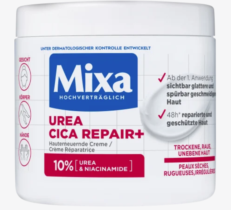 Mixa Crème de soin 10% Urea Cica Réparatrice, 400 ml