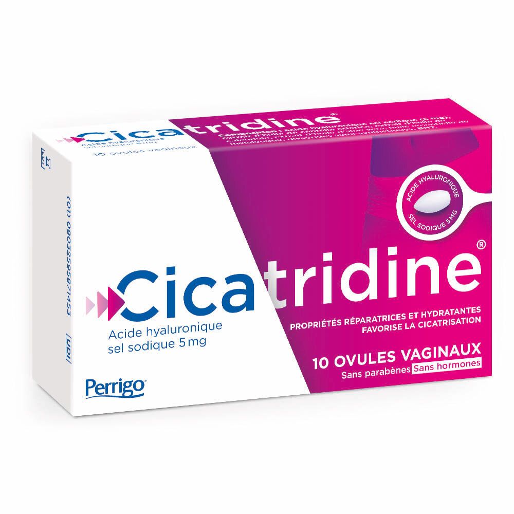 Cicatridine - 10 Ovules Vaginaux - Secheresse Vaginale Et Favorisant La Cicatrisation