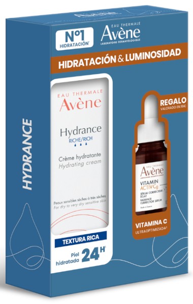 Avène Creme Hydrantante Rica 40 Ml + Sérum Vitamin C Active 10ml