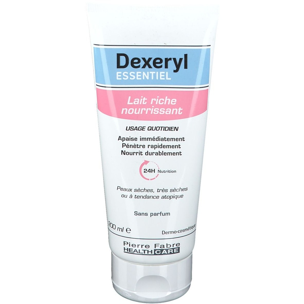 Dexeryl Essentiel Rich lait nourrissant peau seches  200ml