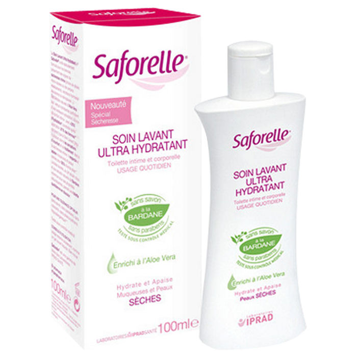 SAFORELLE Soin Lavant Ultra-Hydratant  LAloe Vera, 100ml