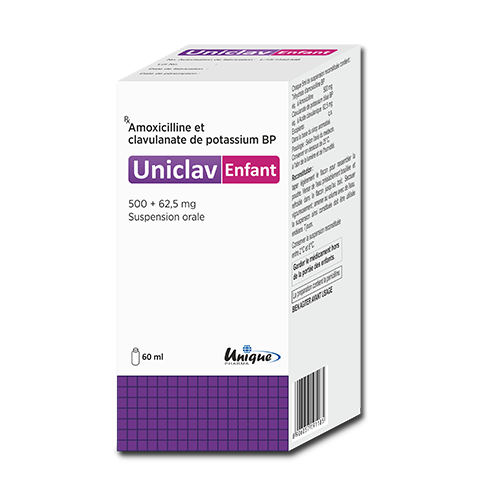 UNICLAV ENF SUSP 562,5