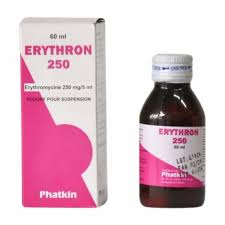Erythromycine 250 mg susp
