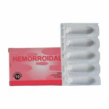 Hemorroidal suppo