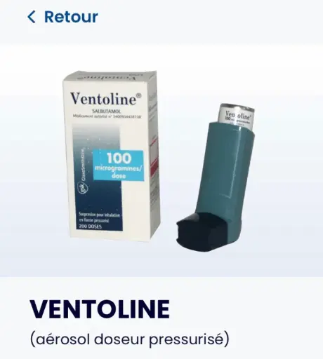 Ventoline spray