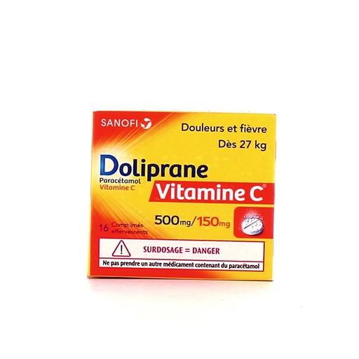 Doliprane  500 mg -vit C EFF